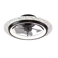 Ventilateur de Plafond Moderne Silencieux avec Lumière LED et Télécommande - 6 Vitesses