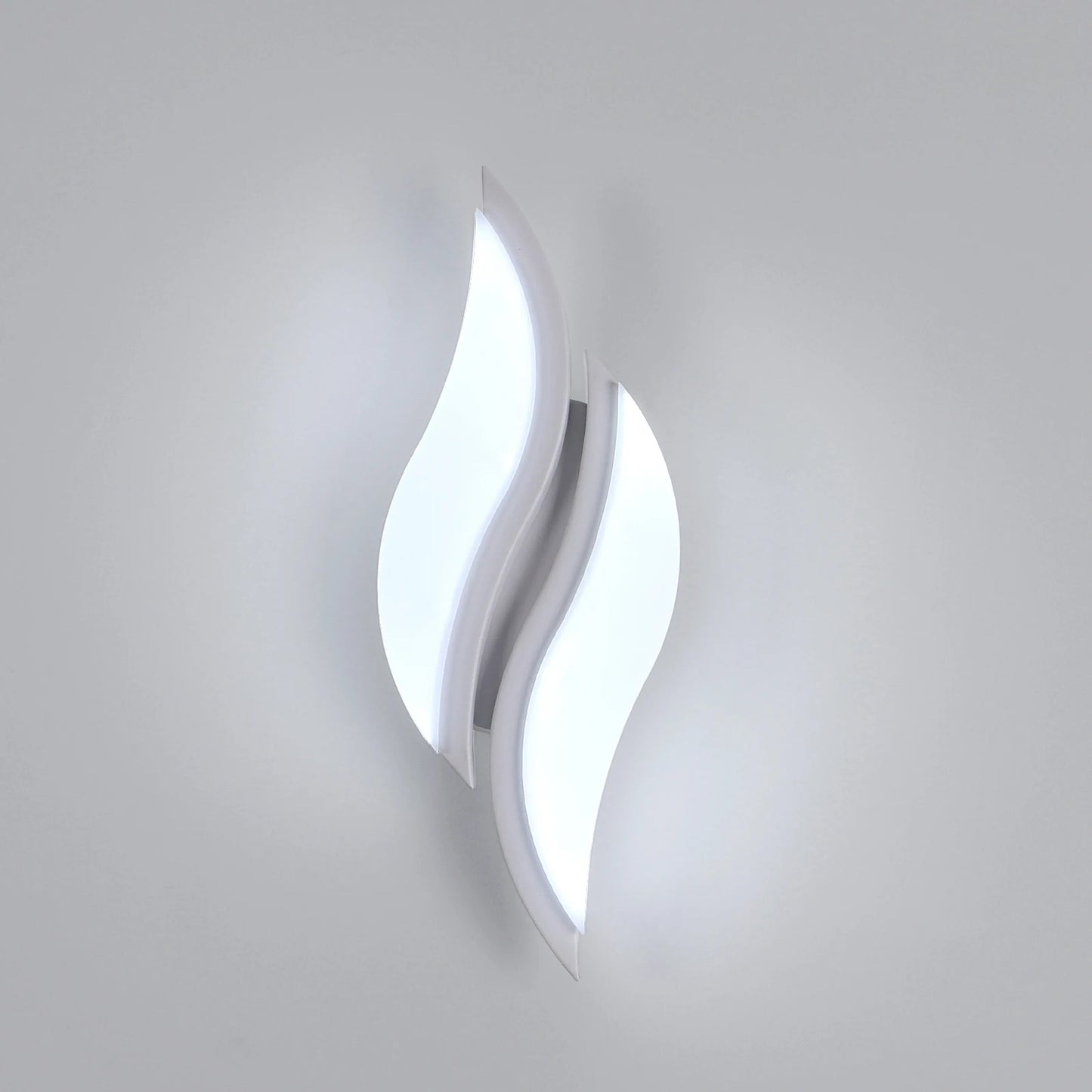 Applique Murale LED Moderne 12W Métal & Acrylique - Blanc Froid 6500K pour Chambre et Escalier