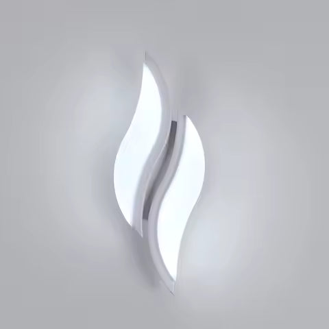Applique Murale LED Moderne 12W Métal & Acrylique - Lumière Blanche 6500K pour Intérieur, Chambre, Escalier