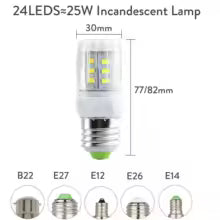 Ampoule LED Épi de Maïs E27/E14/B22 - Puissante et Lumineuse