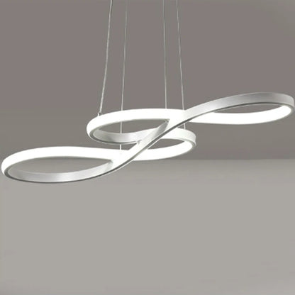 Plafonnier LED Nordique – Ìlot Cuisine & Salle à Manger, Dimmable, Télécommande