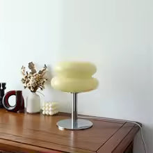 Lampe de Table Macaron en Verre : Ambiance & Protection des Yeux
