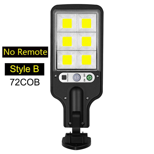 Projecteur Solaire LED Extérieur – Détecteur PIR, 3 Modes, Télécommande, IP65