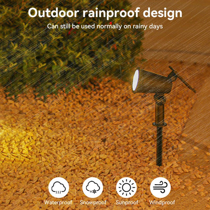 Spot Solaire LED Extérieur 9 LEDs – RGB, Blanc ou Chaud | DesignLumen