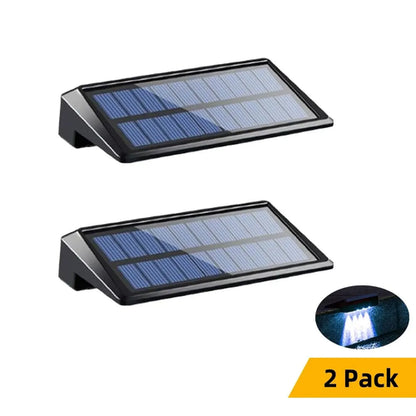 Pack 2 Spots Solaires Muraux LED – Clôture & Jardin, IP65, Allumage Automatique