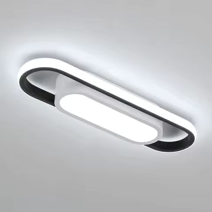 Plafonnier LED Rectangulaire 24W Blanc Froid 6000K - Acrylique pour Chambre, Couloir, Balcon