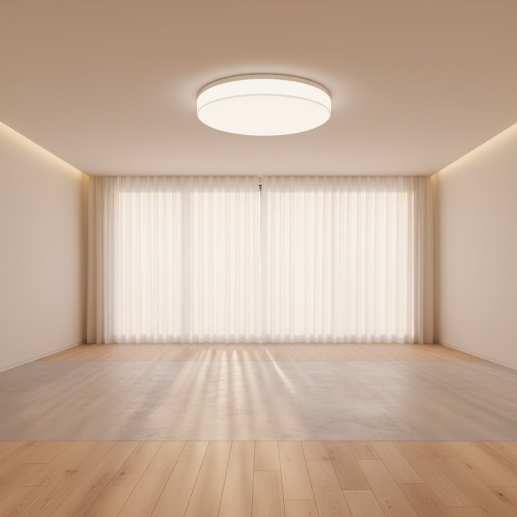 Plafonnier LED Ultra-Plat Rond – 18W à 48W, 3 Températures, 15 à 30 cm