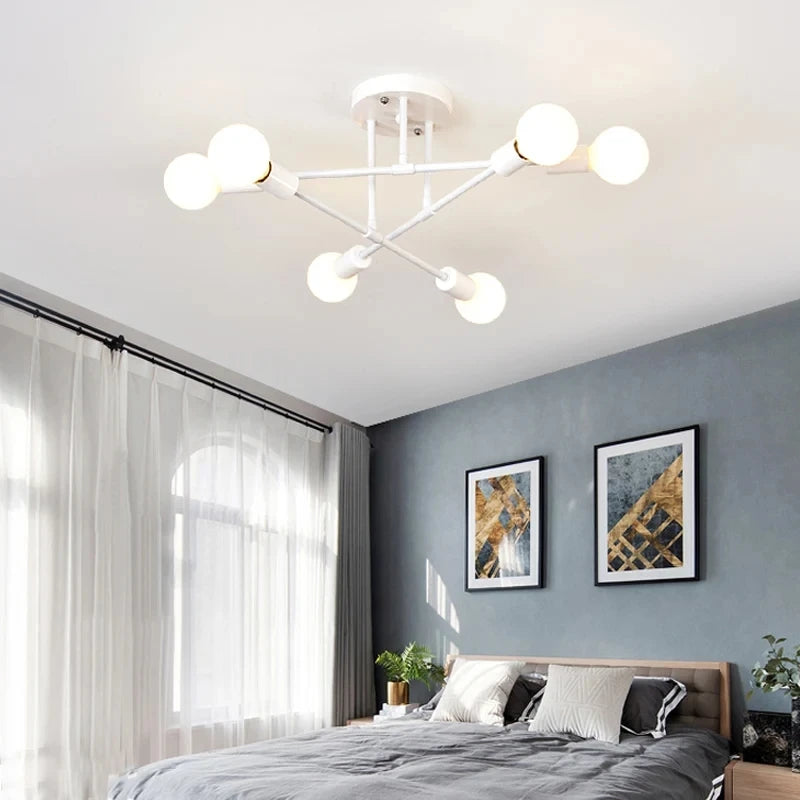 Plafonnier Lustre LED Nordique Minimaliste – 10 Modèles, Design Épuré
