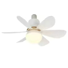 Ventilateur de Plafond LED 30W avec Télécommande et Gradation - Blanc, Noir, Coloré