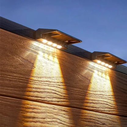 Pack 2 Spots Solaires Muraux LED – Clôture & Jardin, IP65, Allumage Automatique