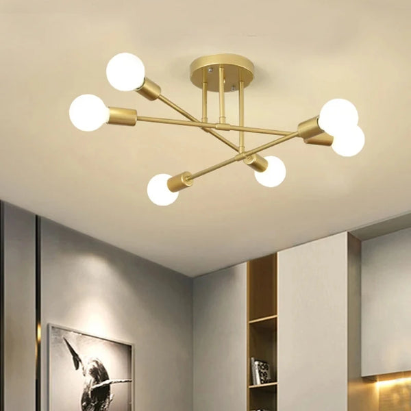 Plafonnier Lustre LED Nordique Minimaliste – 10 Modèles, Design Épuré