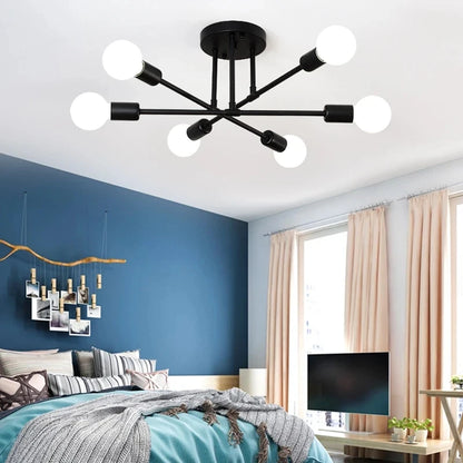 Plafonnier Lustre LED Nordique Minimaliste – 10 Modèles, Design Épuré