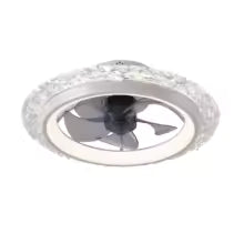 Ventilateur de Plafond Moderne Silencieux avec Lumière LED et Télécommande - 6 Vitesses