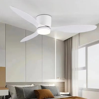 Ventilateur de Plafond LED avec Télécommande – Moteur DC, 42 ou 52 Pouces