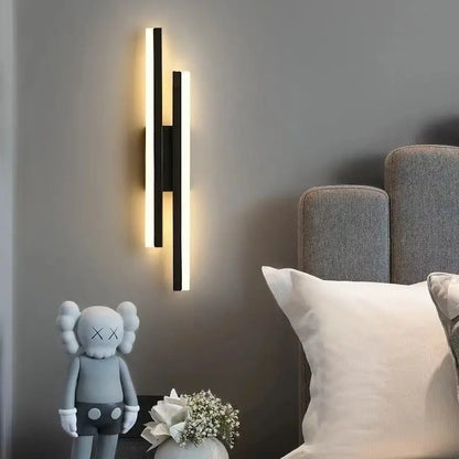 LED Schlafzimmer Wandlampe Wandleuchte Kupferrohr Acryl Lampenschirm