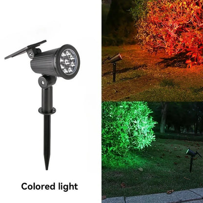 Spot Solaire LED Extérieur 9 LEDs – RGB, Blanc ou Chaud | DesignLumen