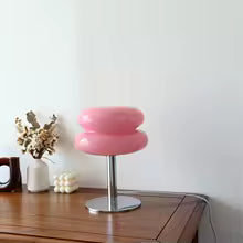Lampe de Table Macaron en Verre : Ambiance & Protection des Yeux