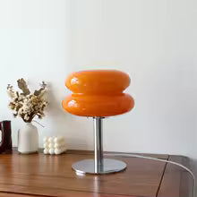Lampe de Table Macaron en Verre : Ambiance & Protection des Yeux