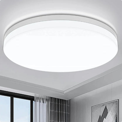 Plafonnier LED Ultra-Plat Rond – 18W à 48W, 3 Températures, 15 à 30 cm
