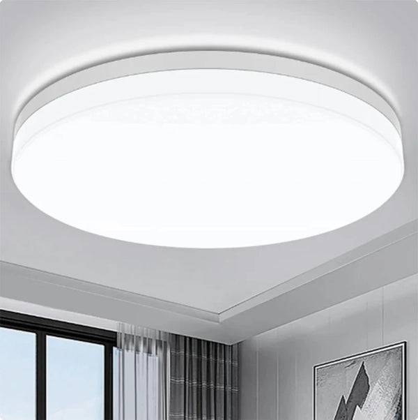 Plafonnier LED Ultra-Plat Rond – 18W à 48W, 3 Températures, 15 à 30 cm