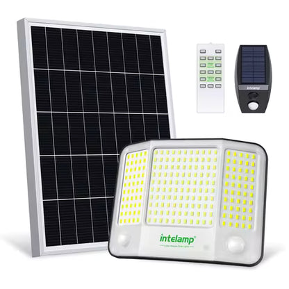 Lampe Solaire Extérieure Intelamp Puissante 4000LM avec Détection de Mouvement 180° - Jardin & Cour