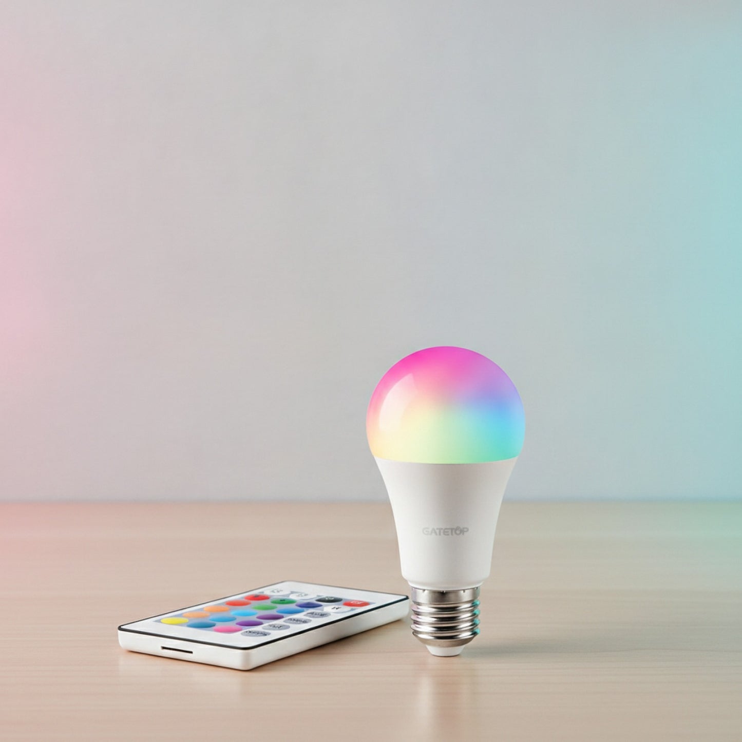 Ampoule LED RGB E27 10W avec Télécommande - Changement de Couleur