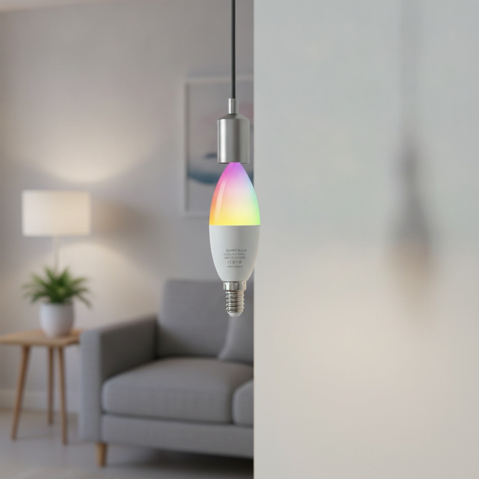 Ampoule LED Intelligente Tuya E14/GU10, RVB, WiFi/Zigbee/Bluetooth, Dimmable, Compatible Alexa & Google