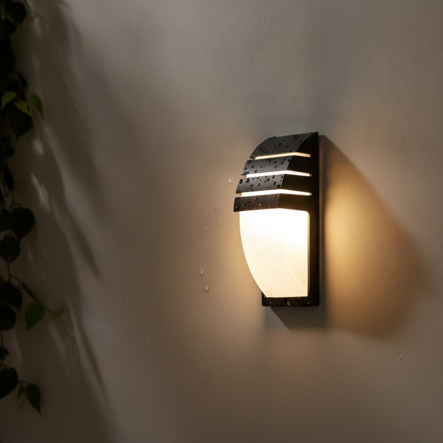 Lot de 2 Appliques Murales LED Étanche IP65 12W Blanc Chaud 3000K pour Intérieur & Extérieur