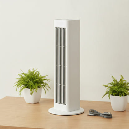 Ventilateur sans pales portable 3000 mAh - Puissant et polyvalent pour chambre, salon, salle de bain