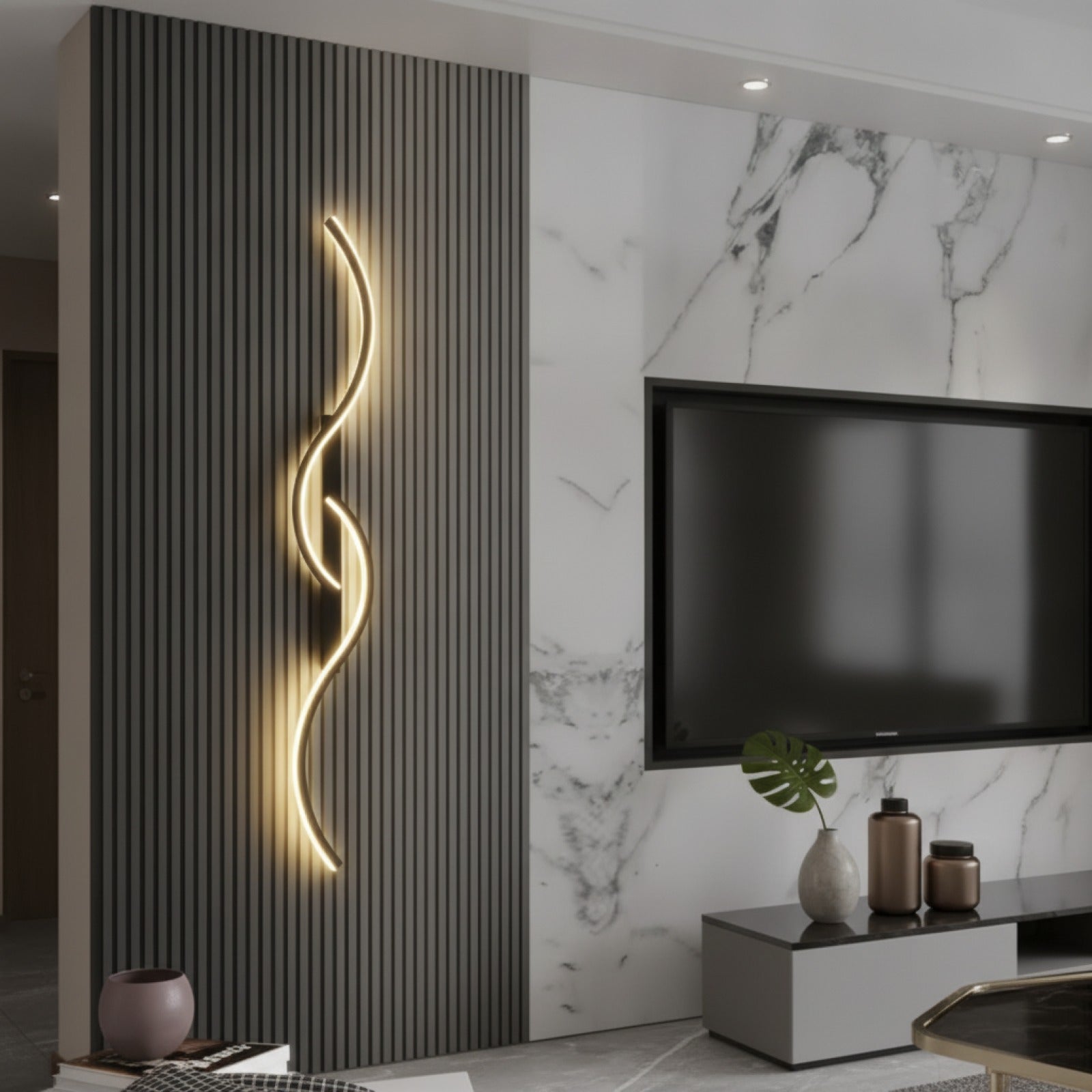 Applique Murale LED Moderne Design Longue Bande pour Chevet et Salon