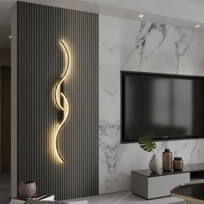 Applique Murale LED Moderne Design Longue Bande pour Chevet et Salon