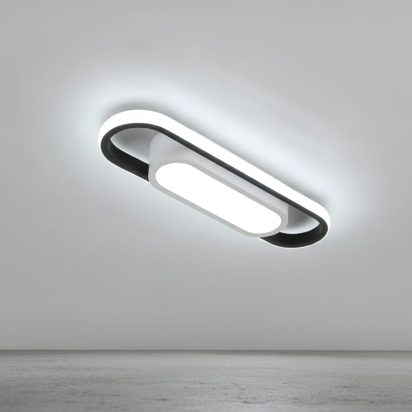Plafonnier LED Rectangulaire 24W Blanc Froid 6000K - Acrylique pour Chambre, Couloir, Balcon