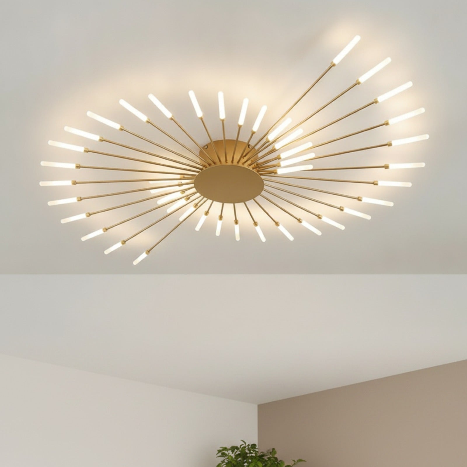 Plafonnier LED Moderne Design Éventail - Acrylique Nordique pour Salon, Chambre & Enfant