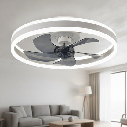 Ventilateur de Plafond LED Intelligent Jelena avec Télécommande - Moderne et Élégant pour Salon & Chambre