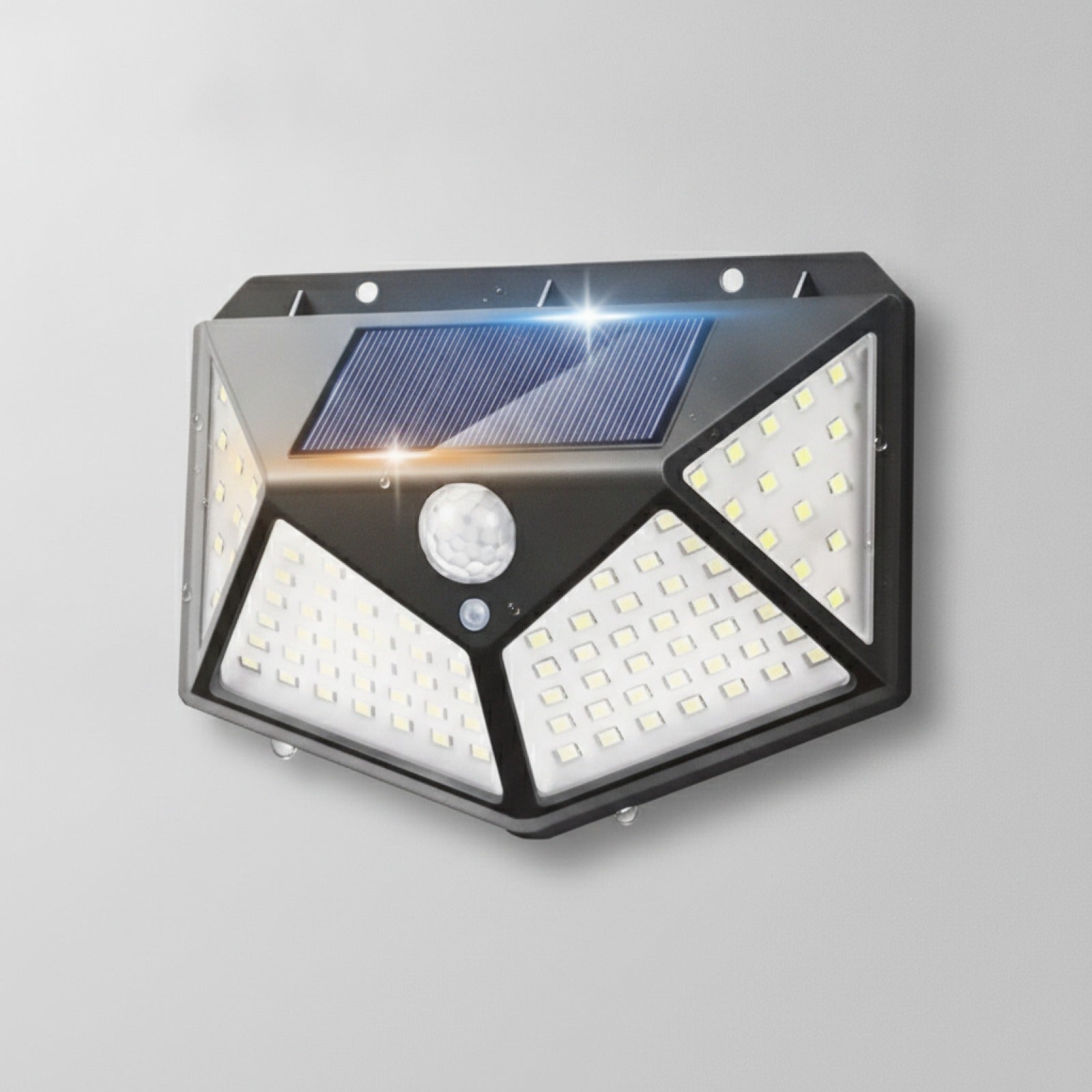 Applique Murale LED Extérieure 100 Leds avec Détecteur de Mouvement - Éclairage Jardin & Rue
