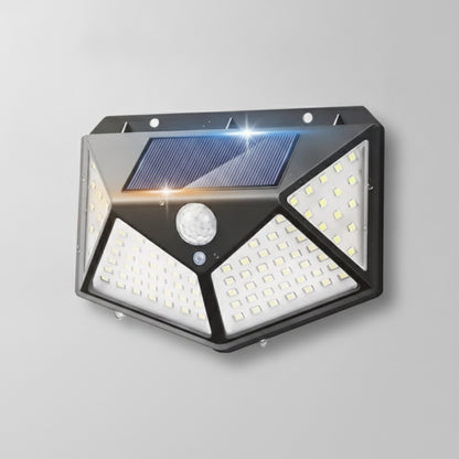 Applique Murale LED Extérieure 100 Leds avec Détecteur de Mouvement - Éclairage Jardin & Rue