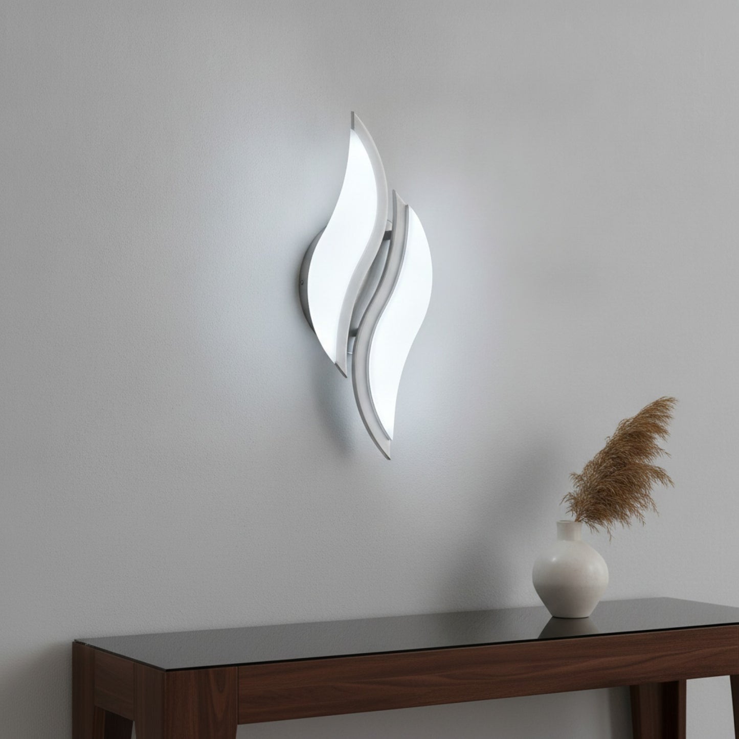 Applique Murale LED Moderne 12W Métal & Acrylique - Lumière Blanche 6500K pour Intérieur, Chambre, Escalier