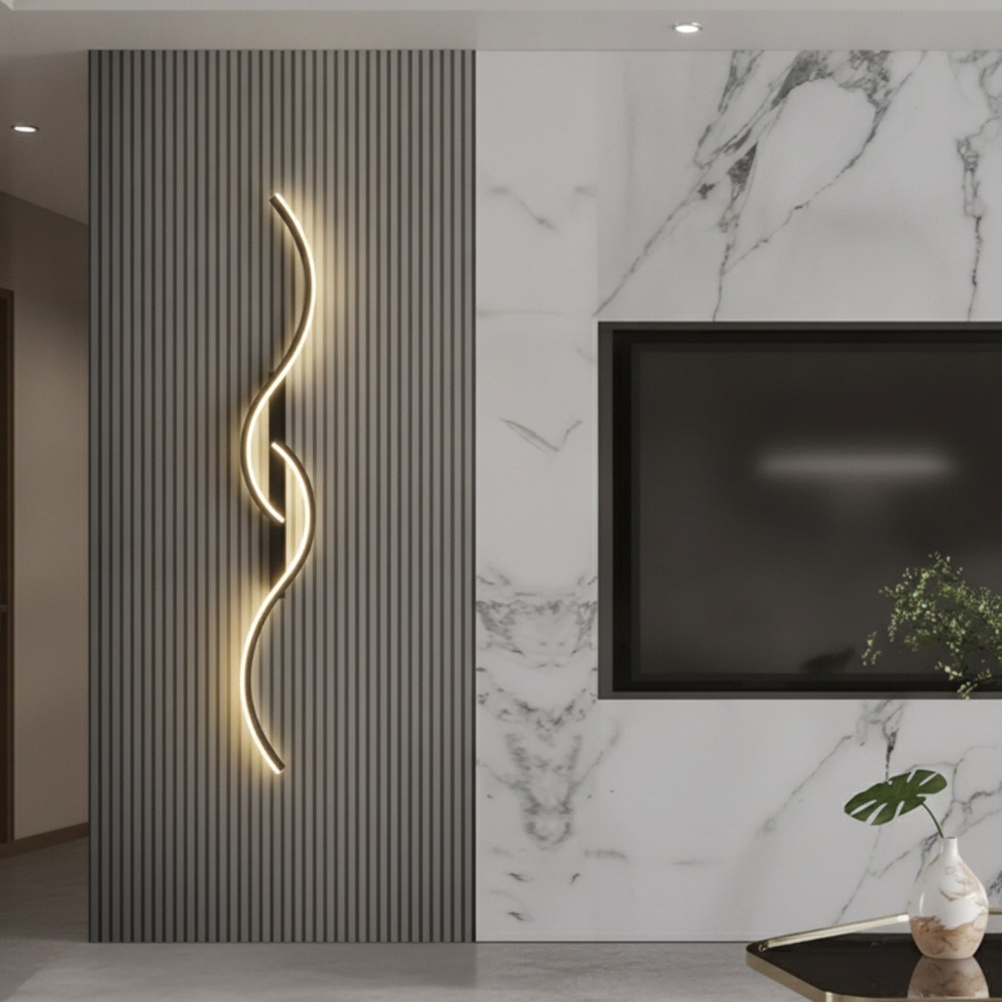Applique Murale LED Moderne Design Longue Bande pour Chevet et Salon