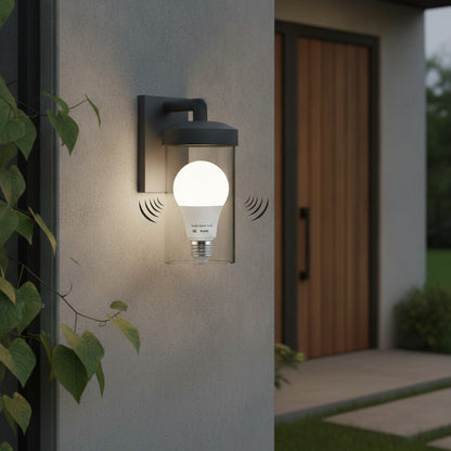 Ampoule LED Extérieure avec Capteur Radar Crépuscule-Aube - Marche/Arrêt Automatique