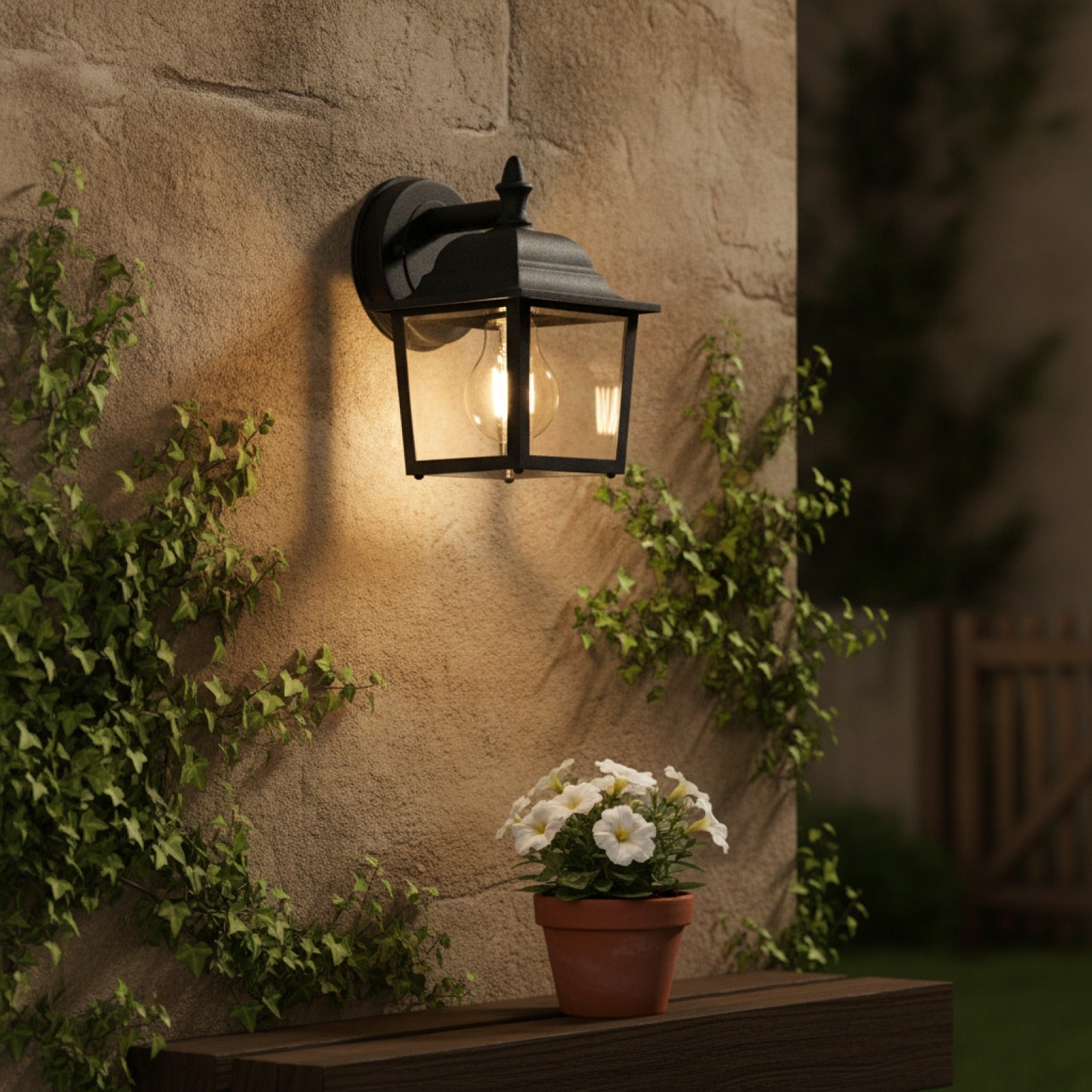 Applique Murale Extérieure Vintage LED E27 pour Jardin et Cour