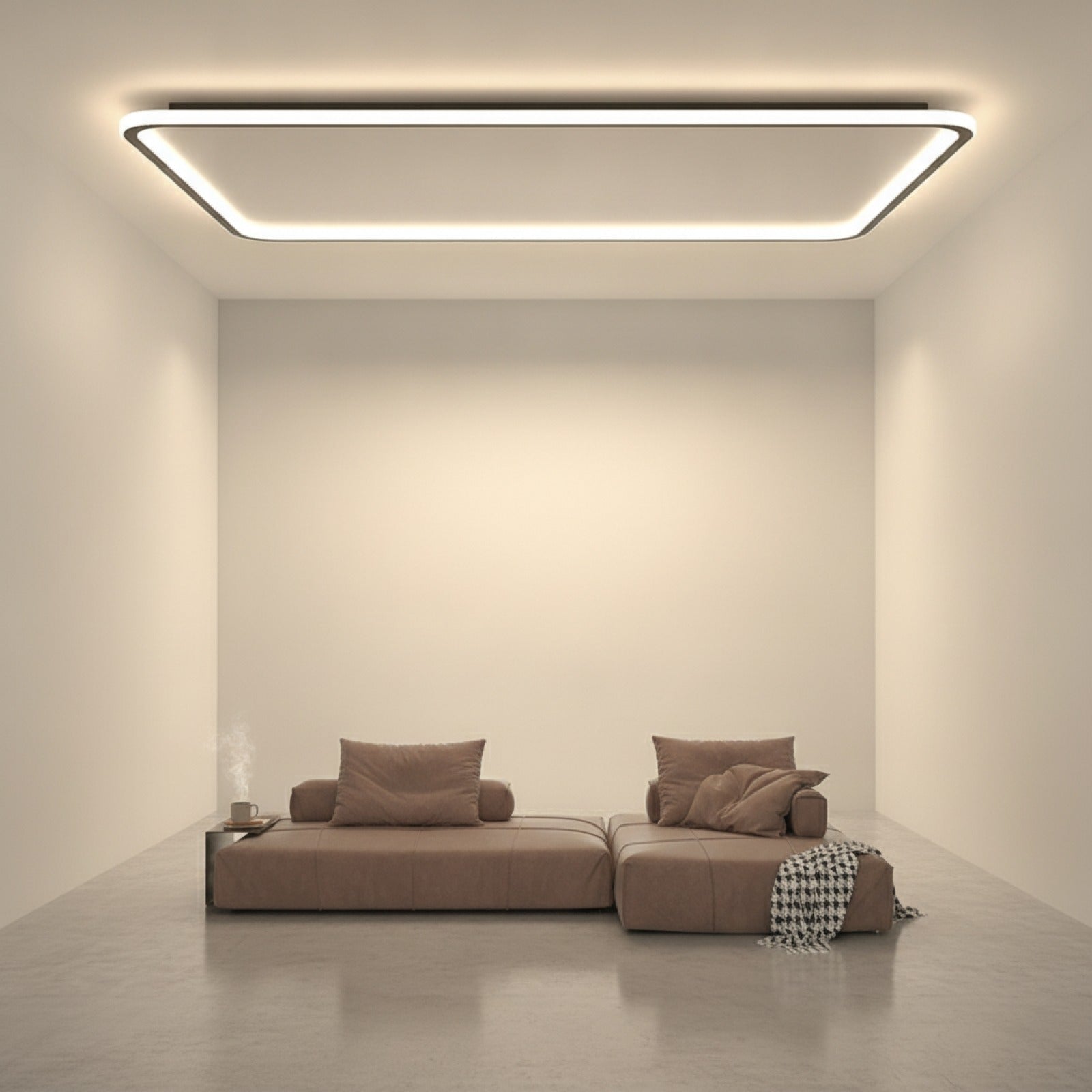 Plafonnier LED Moderne Minimaliste Gradation Ultra-Mince - Salon, Chambre, Étude
