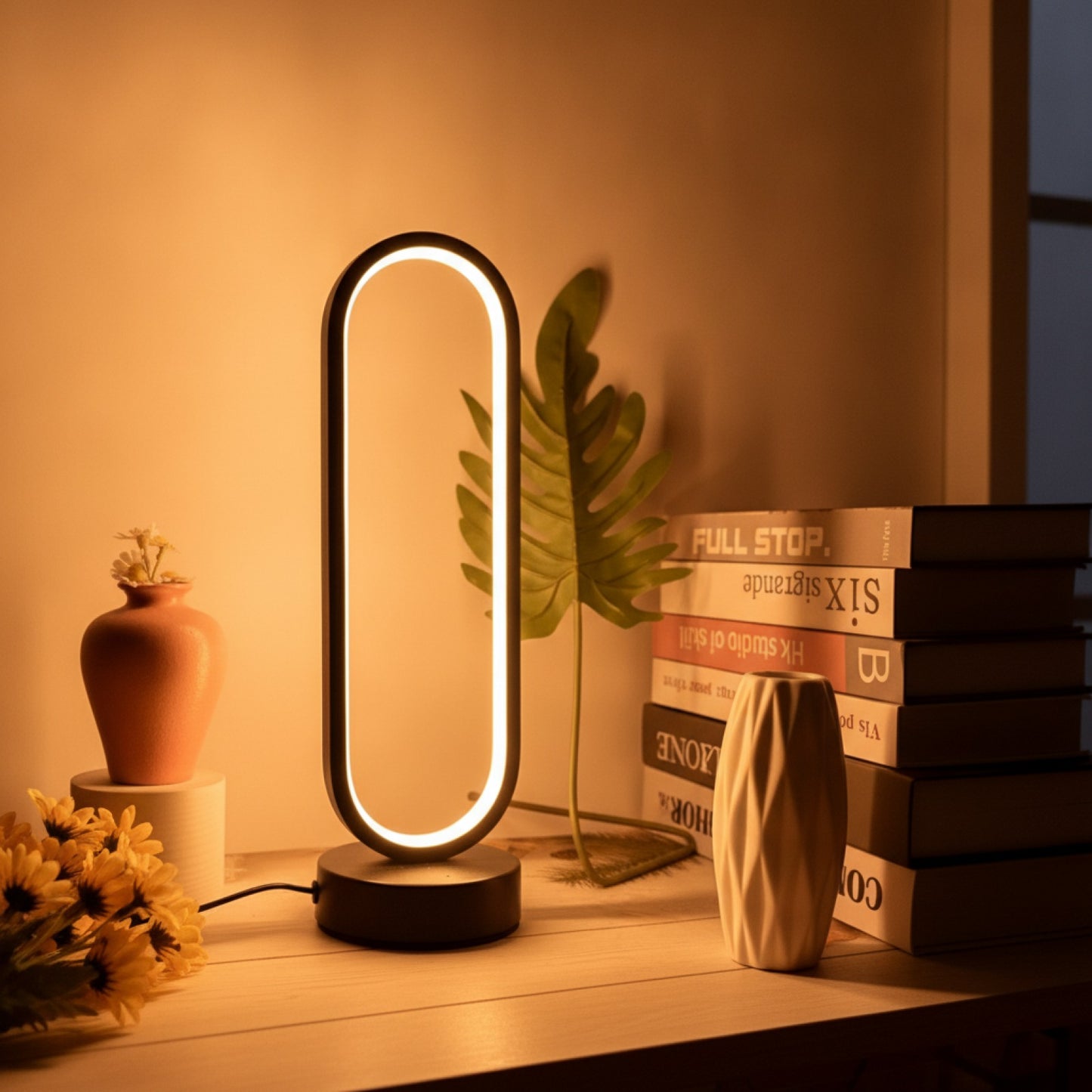 Lampe de chevet LED à intensité variable - Lumière d'ambiance pour chambre et salon