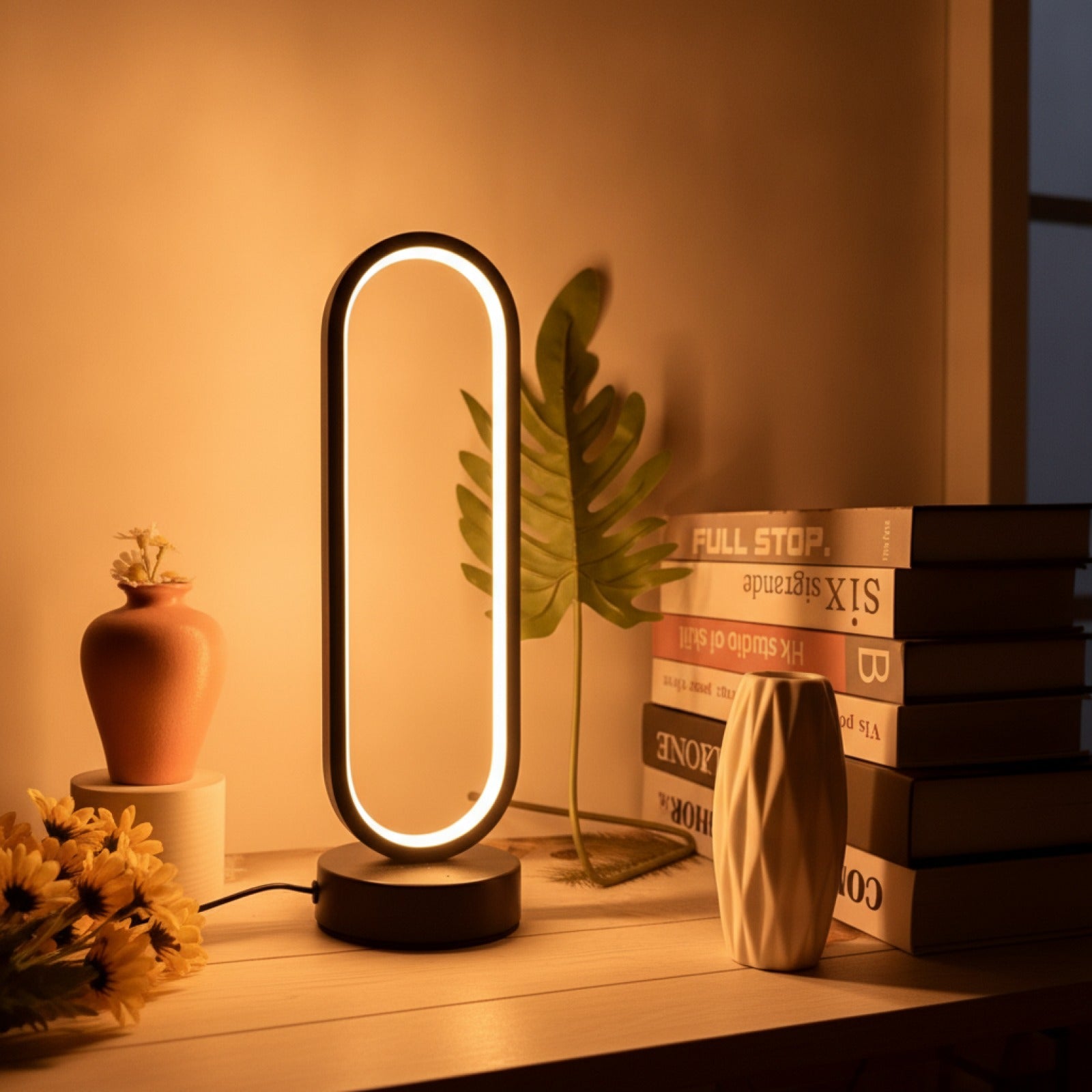Lampe de chevet LED à intensité variable - Lumière d'ambiance pour chambre et salon