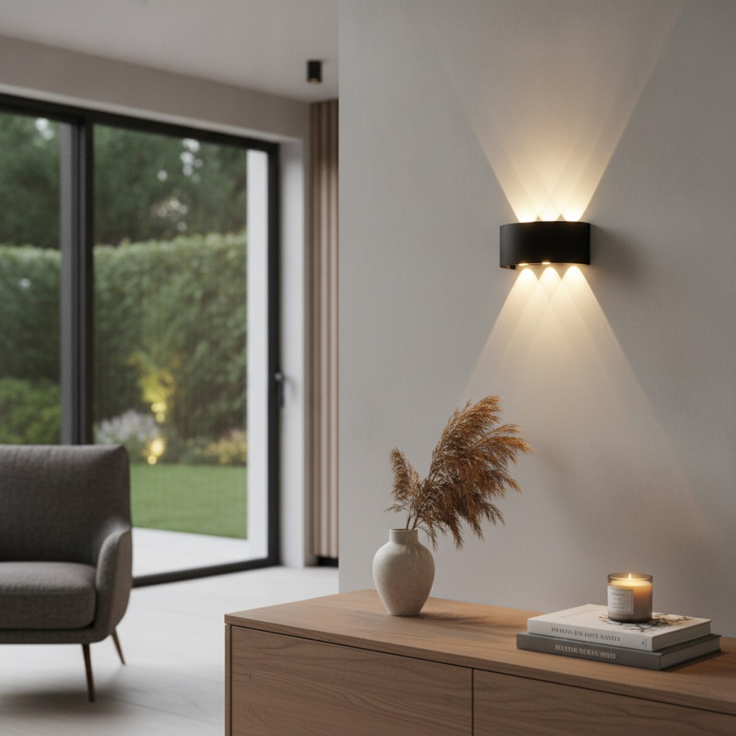 Applique Murale Moderne LED Design Épuré pour Intérieur & Extérieur