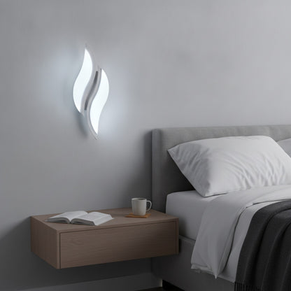 Applique Murale LED Moderne 12W Métal & Acrylique - Lumière Blanche 6500K pour Intérieur, Chambre, Escalier