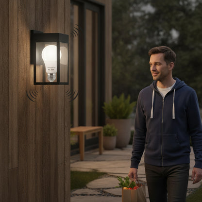 Ampoule LED Extérieure avec Capteur Radar Crépuscule-Aube - Marche/Arrêt Automatique