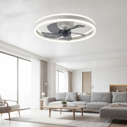 Ventilateur de Plafond LED Intelligent Jelena avec Télécommande - Moderne et Élégant pour Salon & Chambre