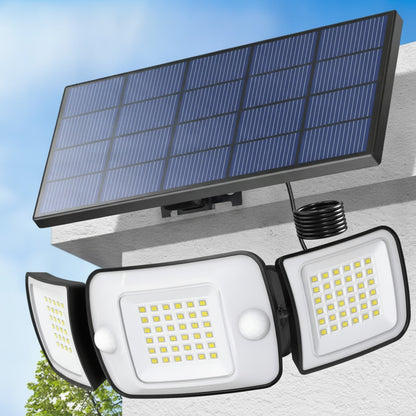 Lampe Solaire Extérieure Intelamp Puissante avec Détecteur de Mouvement - Idéale Jardin, Cour, Allée