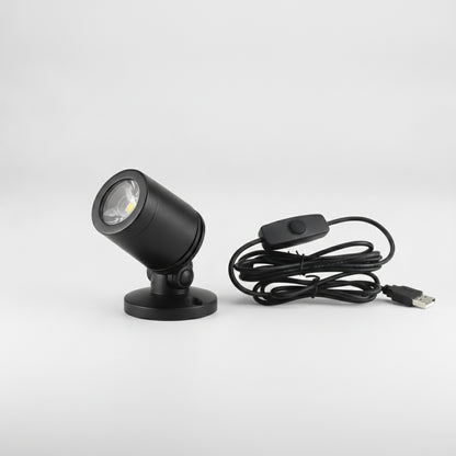 Mini Projecteur LED USB 3V avec Variateur - Idéal pour Vitrines, Armoires et Bijoux