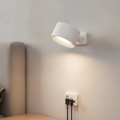 Lampe Murale LED Tactile avec Port USB - 3 Niveaux de Luminosité et Température, Rotation 360° - Idéale pour Chambre à Coucher